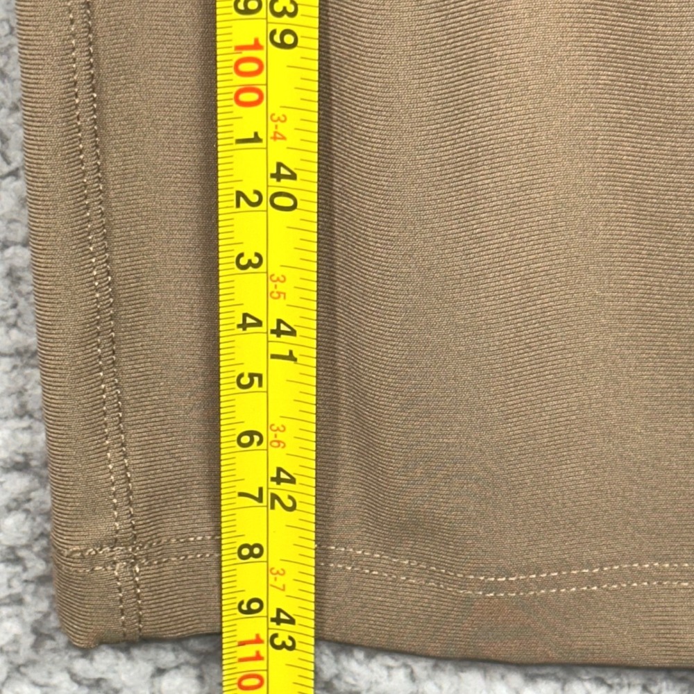 Lululemon Commission Slim Pant Mens 32x33 Brown Warpstreme Chino ABC Golf Travel - Picture 12 of 16